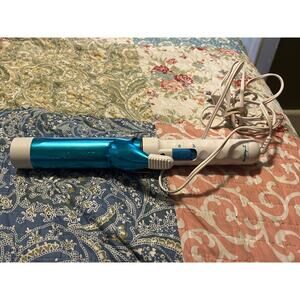 Jherri Redding II Hair Curler Curling Iron Wand 1.5” Dia CD150 Blue Works Great
